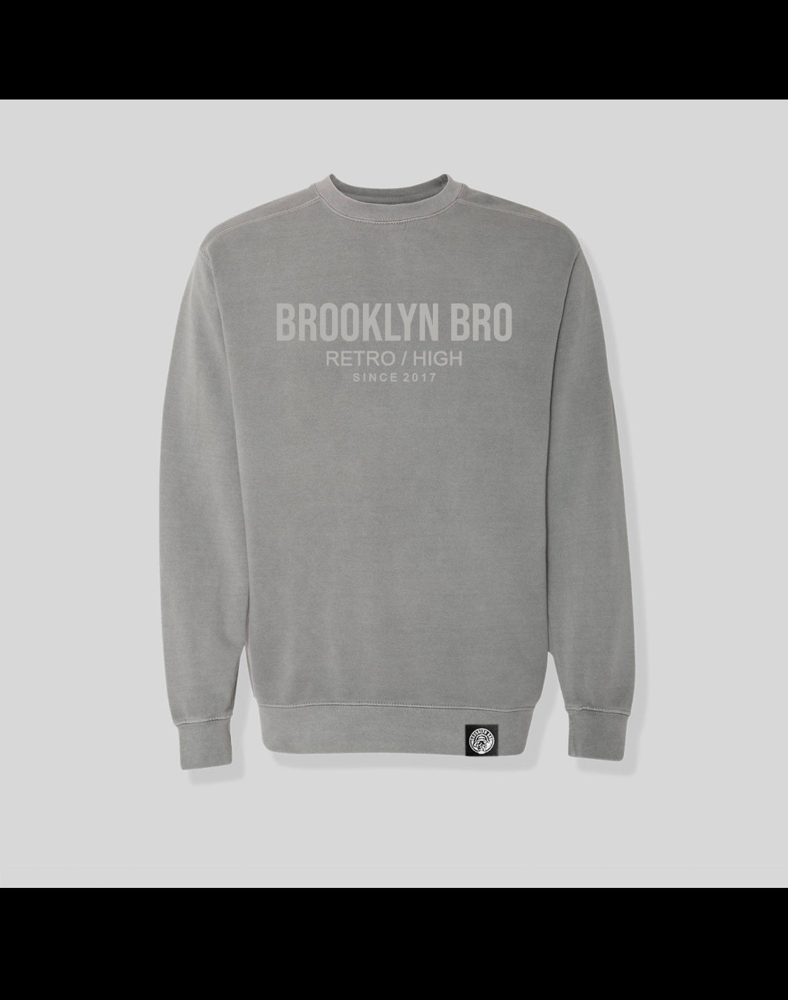 Buzo gris RETRO/HIGH -Street - BROOKLYN BRO -